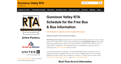 Desktop Screenshot of gunnisonvalleyrta.com
