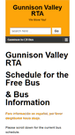 Mobile Screenshot of gunnisonvalleyrta.com